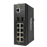 IDS410G - 10-port L2 Managed Switch with 8 x Giga and 2 x 100/1000M SFP